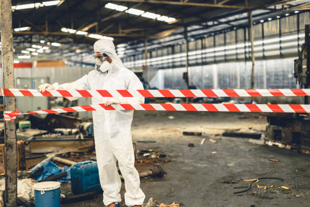 Professional Drug Lab Cleanup technician working in Hastings, IA